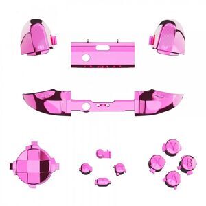 eXtremeRate Replacement Buttons for Xbox Series X/S Controller Metallic Pink